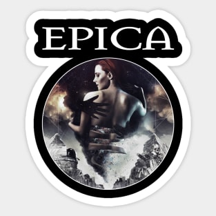 epic gothic metal Sticker